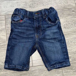 Wrangler Size 6 Denim Blue‎ Jean Shorts Adjustable Waist